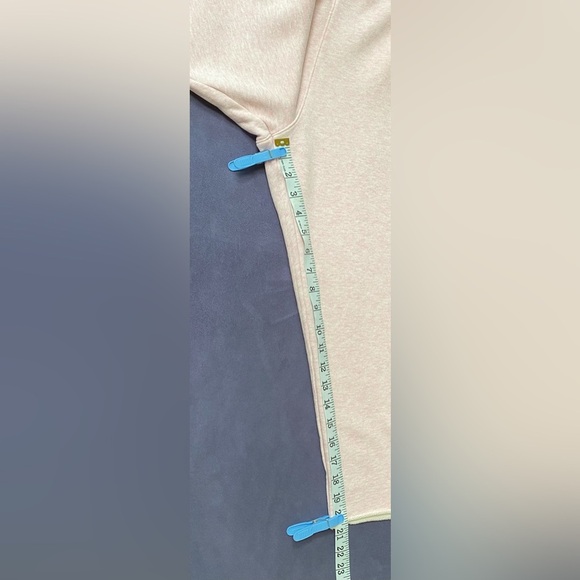 Frank & Eileen Tee Lab Drawstring Triple Fleece Sweatpants Raw Hem Size: XS Pink - Picture 15 of 16